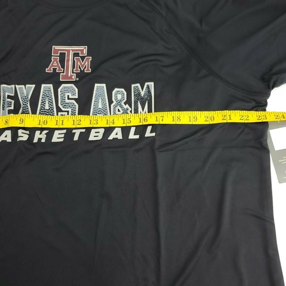 Champion Mens Black Texas A&M Aggies Basketball Comfort Pullover T Shirt Size XL - Picture 11 of 14